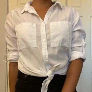 White button down shirt